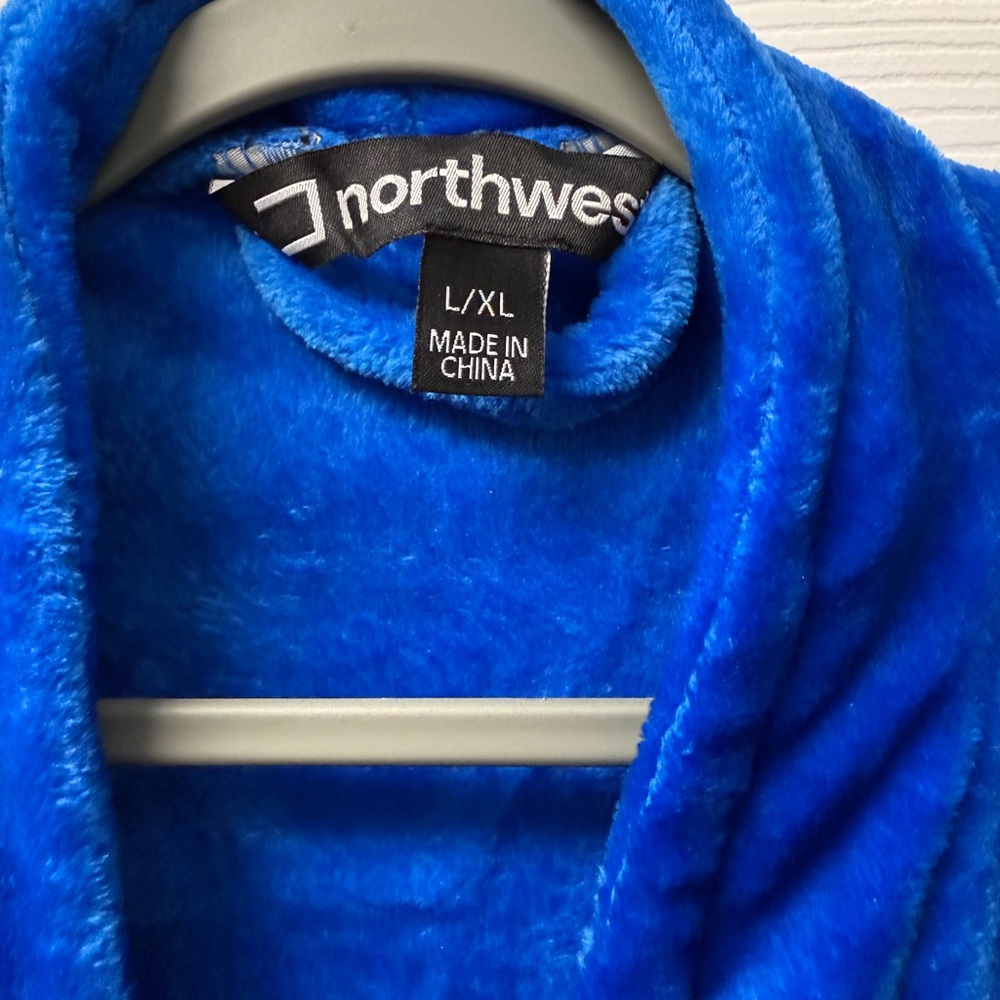 Buffalo Bills Blue Fleece Robe - Picture 5 of 6